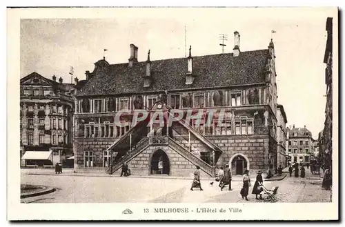 Mulhouse Cartes postales L&#39hotel de ville