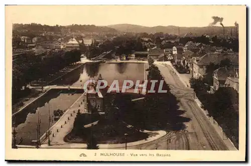 Mulhouse Cartes postales Vue vers les bassins