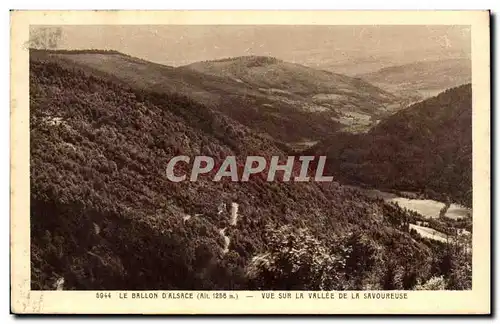 Ansichtskarte AK Le ballon d&#39Alsace Vue sur la vallee de la SAvoureuse