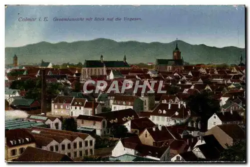 Colmar Cartes postales Gesamtansicht mit Blick auf die Vogesen