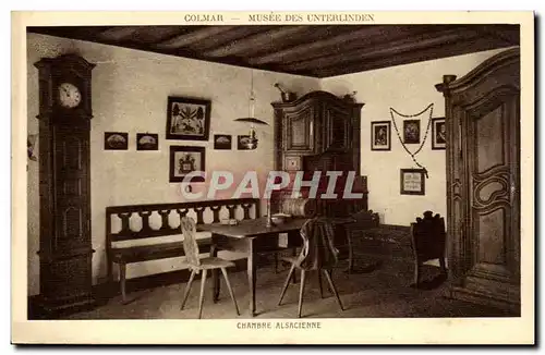 Colmar Cartes postales Chambre alsacienne