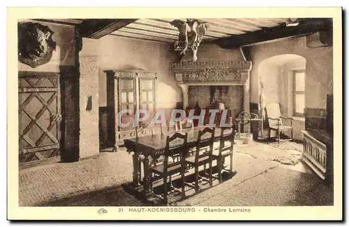 Haut koenigsbourg Cartes postales Chambre lorraine