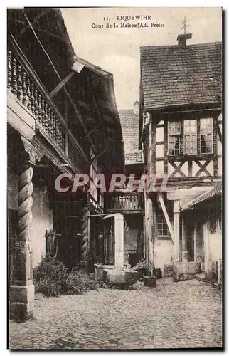 Riquewihr Cartes postales Cour de la maison As Preiss