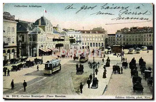 Nice Cartes postales Casino municipal Place MAssena