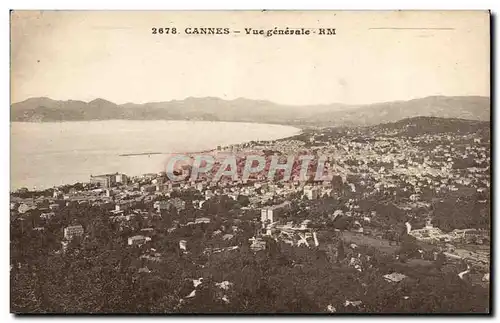 Cannes Cartes postales Vue generale