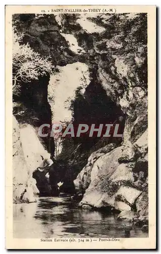 Saint Vallier Thiey Cartes postales Station estivale Pont a Dieu