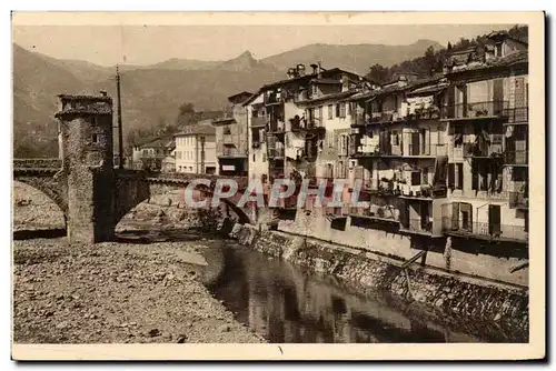 Sospel Cartes postales Vieilles maisons sur la Bevera