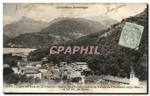 Cartes postales ligne du sud de la France Saint martin du var et la vallee de l&#39Esteron