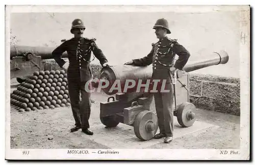 Monaco Cartes postales Carabiniers