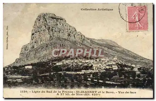 Ligne du sud de la France Cartes postales St Jeannet et le bAou