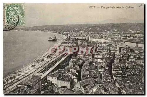 Nice - Vue Generale prise du Chateau - Cartes postales