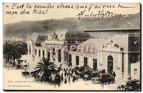 Nice - La Gare du P L M - Cartes postales