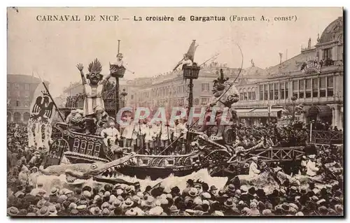 Nice Cartes postales CArnaval la croisiere de Gargantua