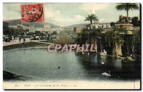 Nice Cartes postales La cascade du jardin public