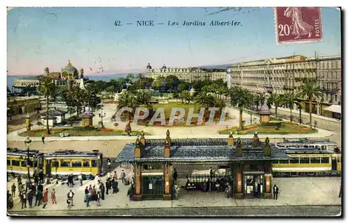 Nice Cartes postales Les jardins Albert 1er