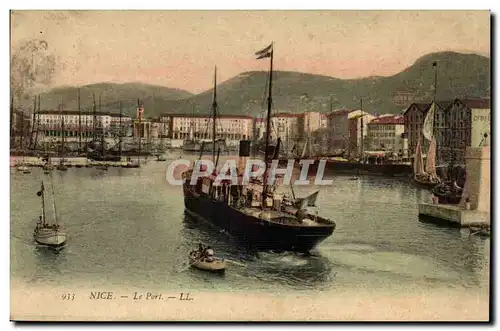 Nice Cartes postales Le port (bateau)