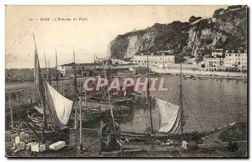 Nice Cartes postales L'entree du port
