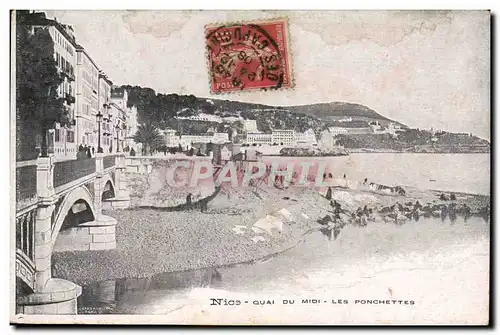 Nice Cartes postales Quai du Midi Les Ponchettes