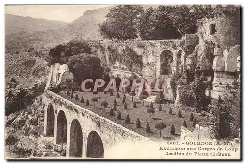 Gourdon Ansichtskarte AK Excursion aux gorges du loup Jardins du vieux chateau