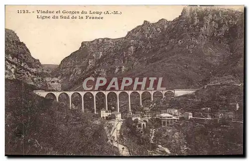 Ansichtskarte AK Viaduc et gorges du loup Ligne du sud de la France