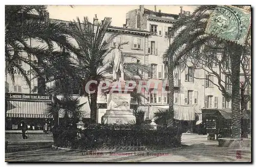 Cannes Ansichtskarte AK Monument lord Brougham