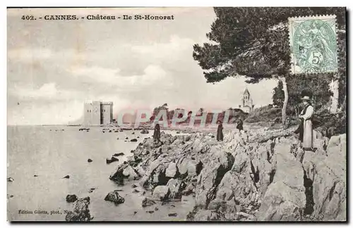 Cannes Cartes postales Chateaau Ile St Honorat