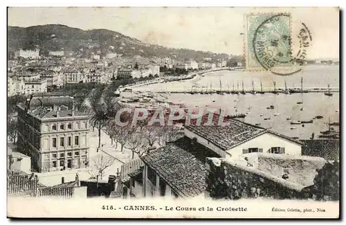 Cannes Ansichtskarte AK Le Cours et la CRoisette