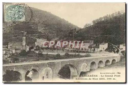 L&#39Escarene Cartes postales Le grand pont Environs de Nice