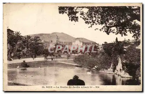 Nice Cartes postales La grotte du jardin Albert 1er