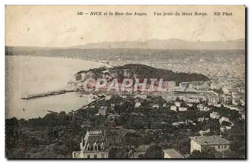 Nice Cartes postales Vue prise du Mont Boron