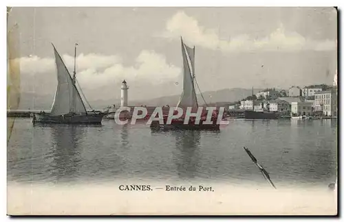 Cannes Cartes postales Port Voiliers