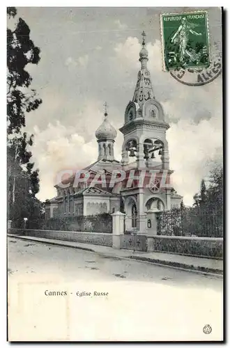 Cannes Ansichtskarte AK Eglise Russe (Russian church)