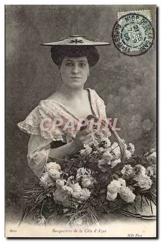 Cartes postales Bouquetiere de la Cote d&#39azur (metier) TOP