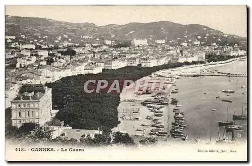 Cannes Cartes postales Le cours