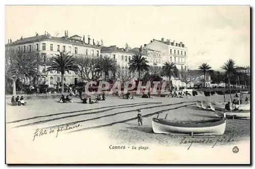 Cannes Cartes postales La plage