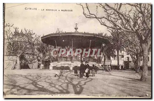 Cannes Ansichtskarte AK Le kiosque a musique