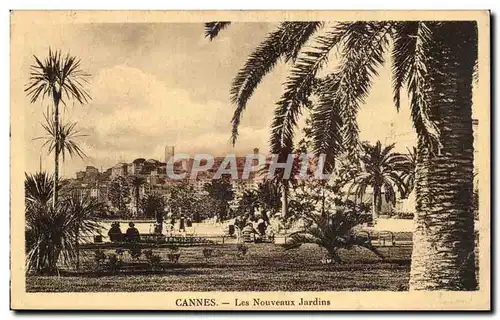 Cannes - Les Nouveaux Jardins - Ansichtskarte AK