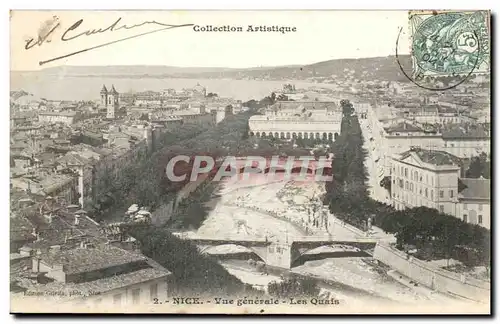 Nice - Vue Generale - Les Quais - Ansichtskarte AK