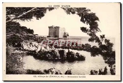 Abbaye de Lerins - Monastere fortifie Ansichtskarte AK