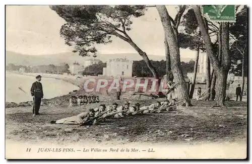 Juan les Pins Cartes postales Les villas au bord de la mer