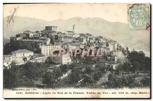 Gattieres Cartes postales Ligne du sud de la France Vallee du Var