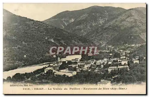 Drap Cartes postales La vallee du Paillon Environs de Nice