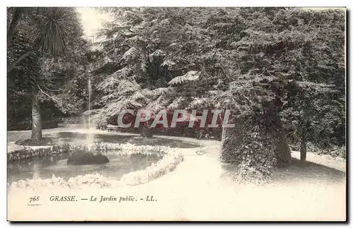 Grasse Ansichtskarte AK Le jardin public