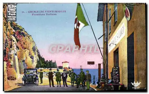 Grimaldi VEntimiglia Ansichtskarte AK FRontiera italiana (Italie Italia)