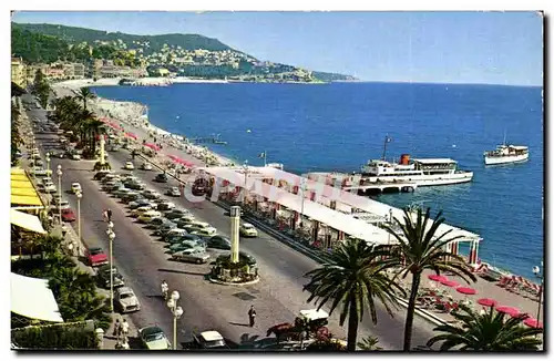 Nice Cartes postales moderne La promenade des anglais et le mont Boron