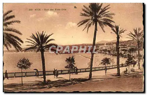 Nice Cartes postales Quai des Etats unis