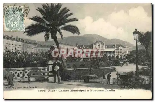 Nice Cartes postales Casino municipal et nouveau jardin