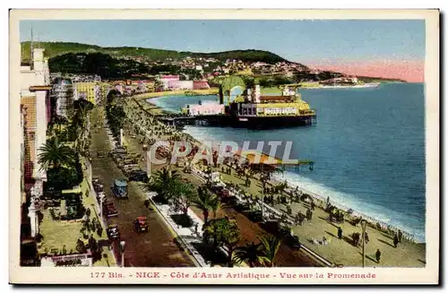 Nice - Cote d&#39Azur Artistique - Vue sur la Promenade - Ansichtskarte AK