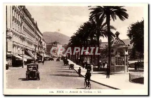 Nice - Avenue de Verdun - velo - Cartes postales