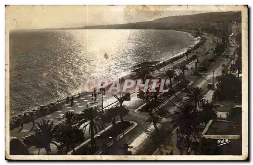 Nice - Couchant sur la Promenade des Anglais - Ansichtskarte AK